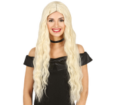 Lång Blond Peruk